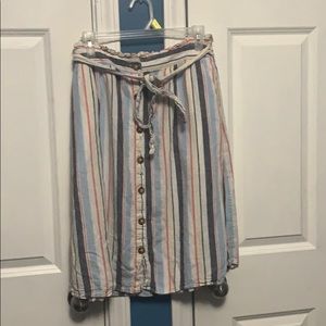 Striped skirt